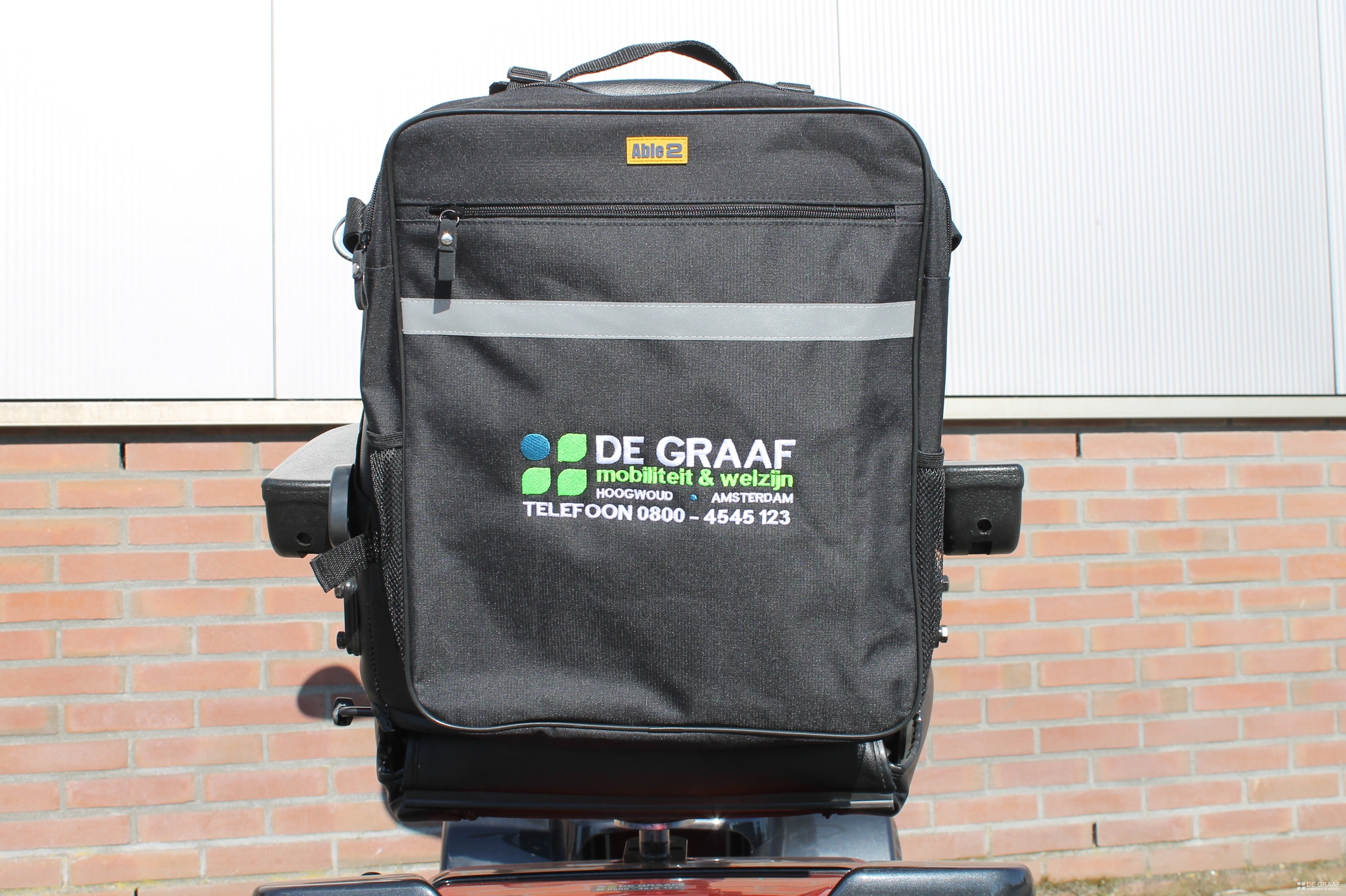 Dg Tas Achterop Zwart Scootmobiel Accessoires