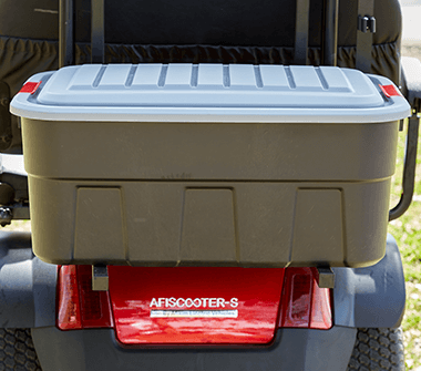 Afikim Box Achterzijde Scootmobiel