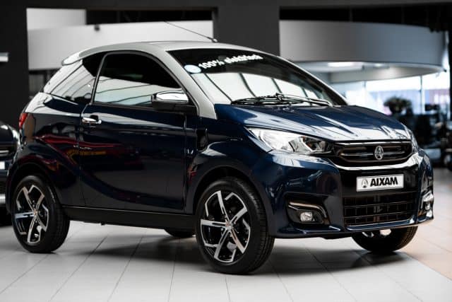 Aixam Ecoupe Premium 2022 Brommobiel Occasion Marine Blauw 100 Elektrisch
