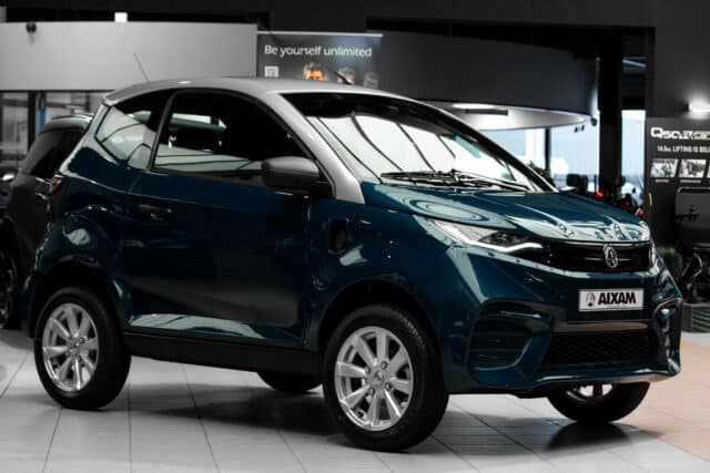 Aixam E City Pack Ambition 5kw 2025 Brommobiel Elektrisch Nieuw Mallard Blauw