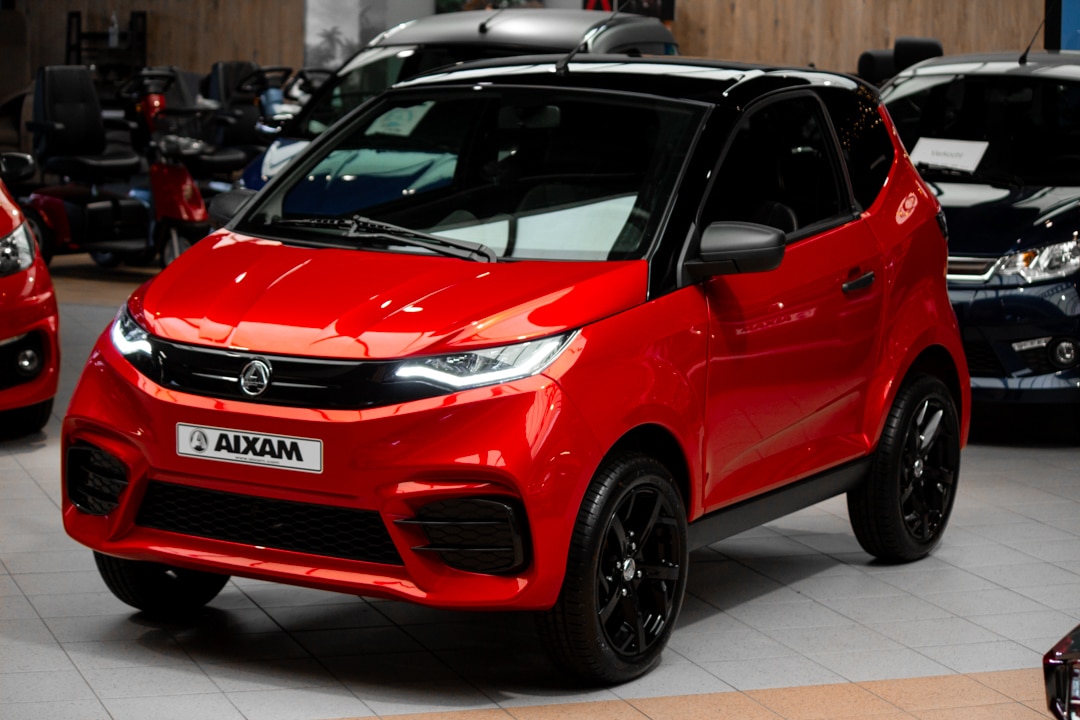 Aixam E City Sport Ambition 2026 Brommobiel Elektrisch Parelmoerrood Metallic