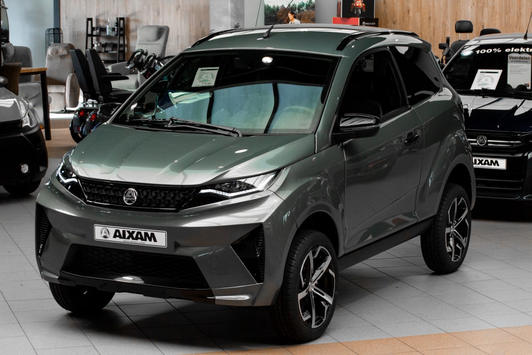 Aixam E Crossover Premium Ambition 2026 Brommobiel Elektrisch Titaniumgrijs Metallic