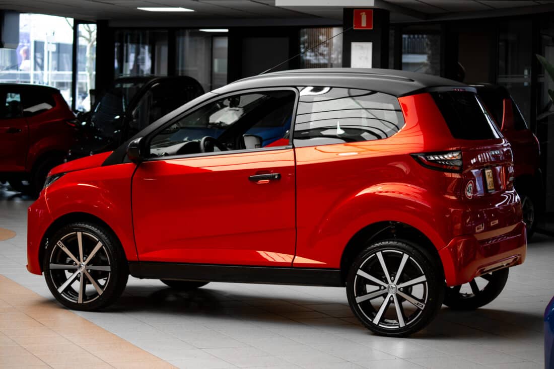 Aixam Crossline Ambition 2023 Brommobiel Occasion Rood Metallic