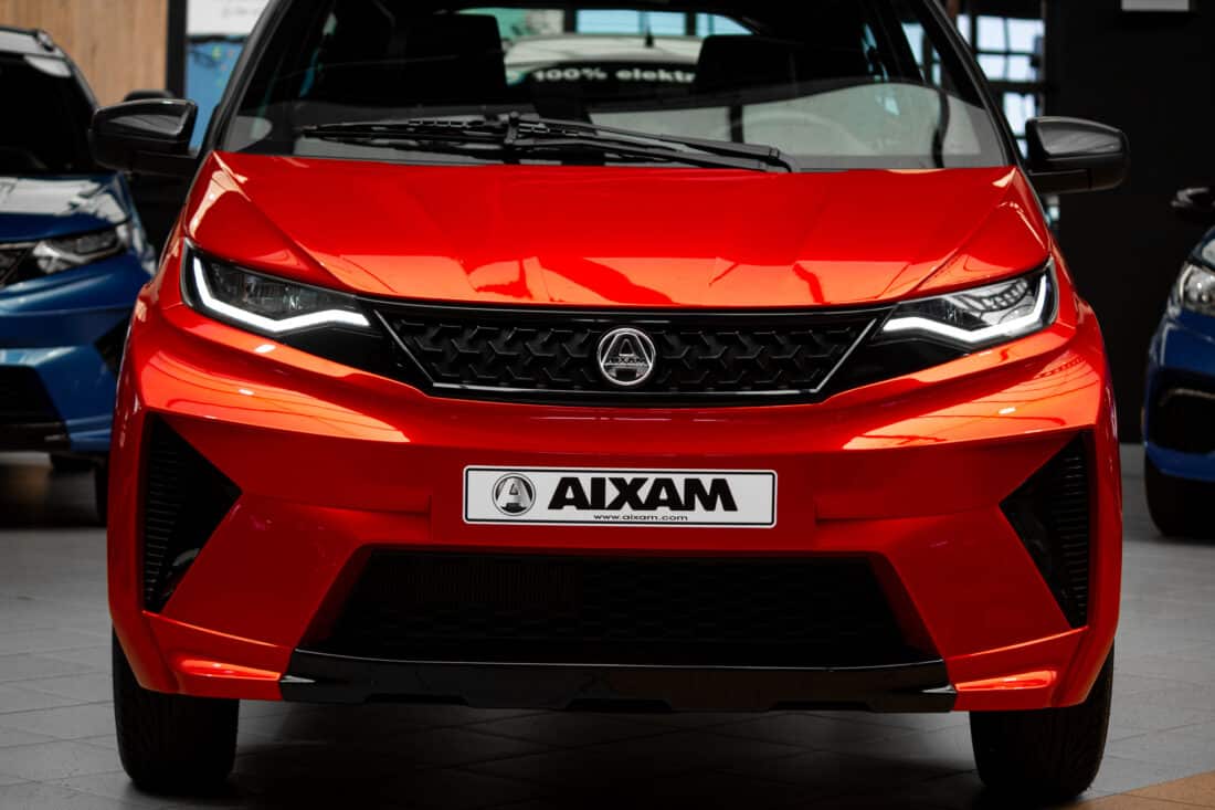 Aixam Crossline Ambition 2023 Brommobiel Occasion Rood Metallic