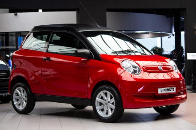 Aixam Minauto Cross 2021 Brommobiel Occasion Rood Metallic